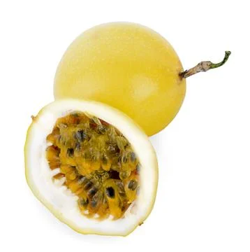 Passion fruit isolated Stock Photos