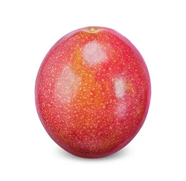 Passion fruit isolated on white background Stock Photos