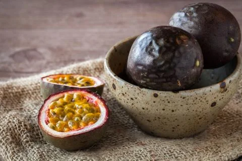 Passion fruit Stock Photos