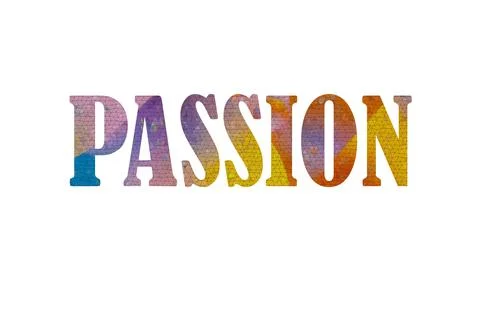 PASSION Stock Illustration
