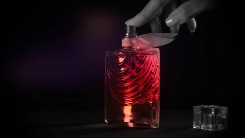 Passion Rouge Perfume Stock Footage 295157083