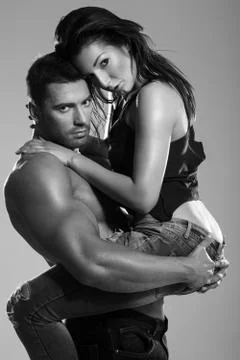 Passionate couple Stock Photos