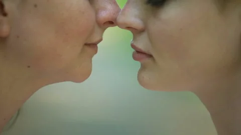 Asian Lesbian Hot Kissing