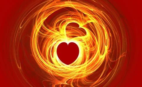 Passionate love Stock Illustration