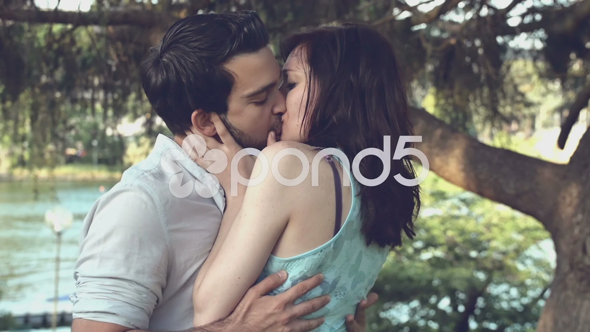 passionate people kissing: young lovers ... | Stock Video | Pond5