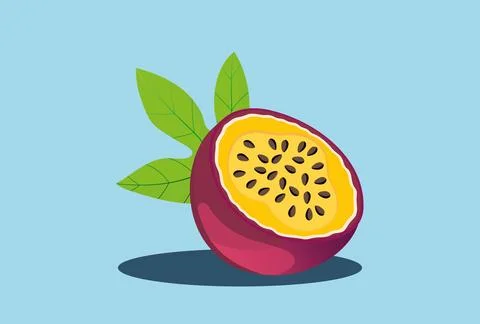 Passionfruit Concept Illustration Stock Illustration