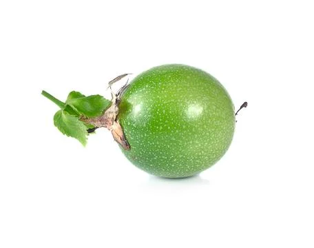 Passionfruit isolated on a white background Stock Photos