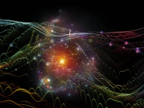 Passions of digital elements. Stock Illustration