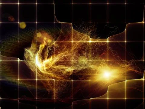 Passions of digital elements. Stock Illustration