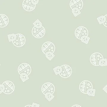 Passive immunity line seamless pattern 스톡 일러스트