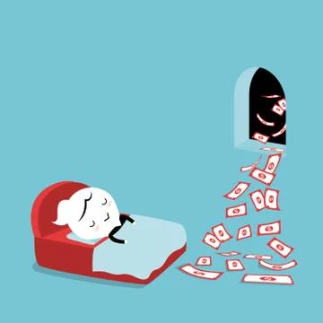 Passive income Stock Illustration