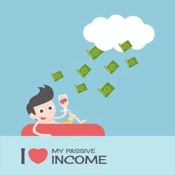 Passive income Stock Illustration
