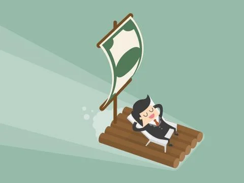 Passive income Stock Illustration