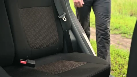 Passive safety system in transport. 库存影片 135140916
