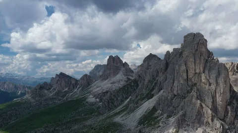 Passo Giau Video stock 125660005