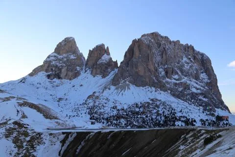 Passo-Sella Stock-Fotos