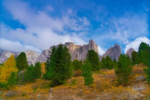 Passo Sella Stock Photos