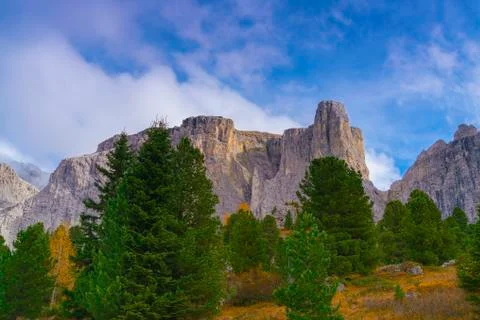 Passo Sella Stock Photos