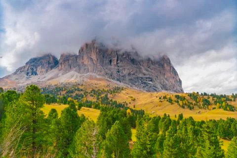 Passo Sella Stock Photos