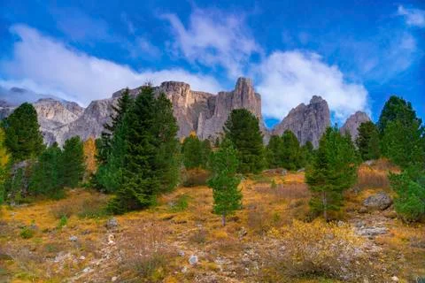 Passo Sella Stock Photos