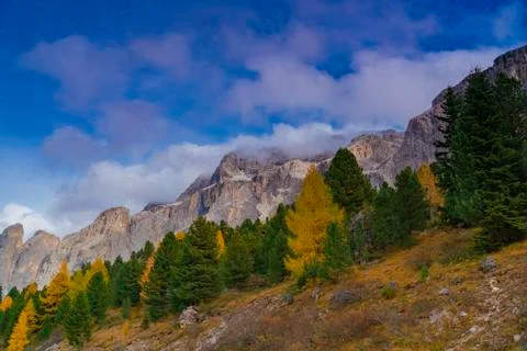 Passo Sella Stock Photos