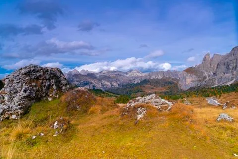 Passo Sella Stock Photos