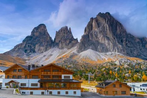 Passo Sella Stock Photos