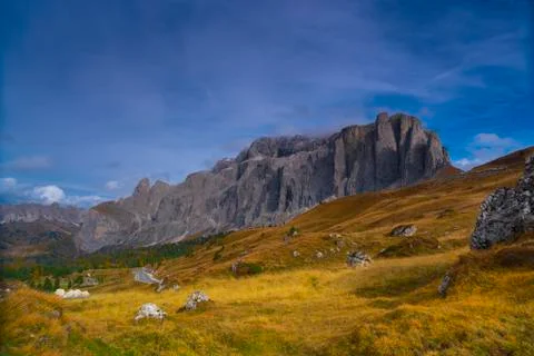 Passo Sella Stock Photos
