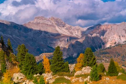 Passo Sella Stock Photos