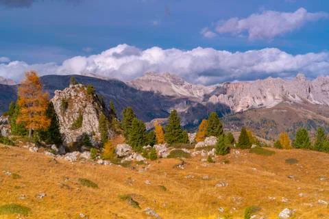 Passo Sella Stock Photos