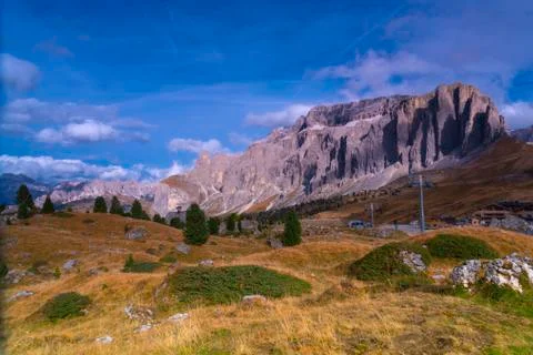 Passo Sella Stock Photos