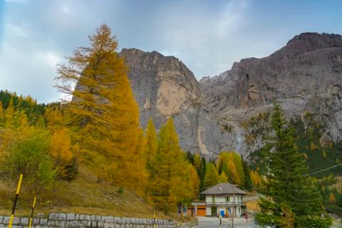 Passo Sella Stock Photos