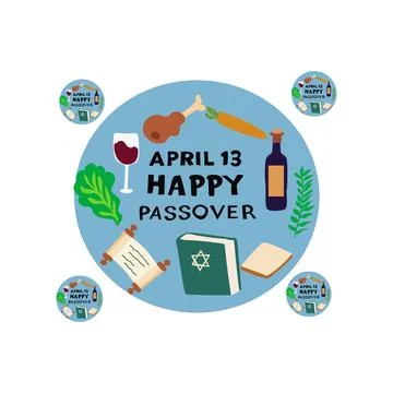 Passover Day 1 Stock Illustration
