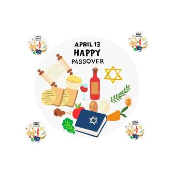 Passover Day 3 Stock Illustration
