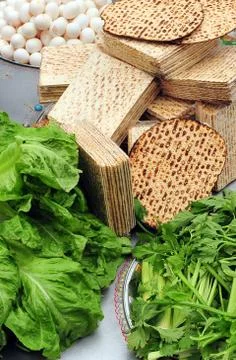 Passover dinner celebrations Foto stock