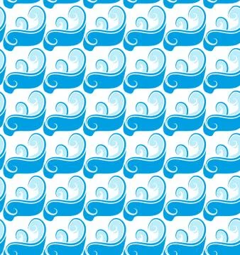 Passover seamless pattern with waves. endless background, texture. Vector i.. Illustrazione stock