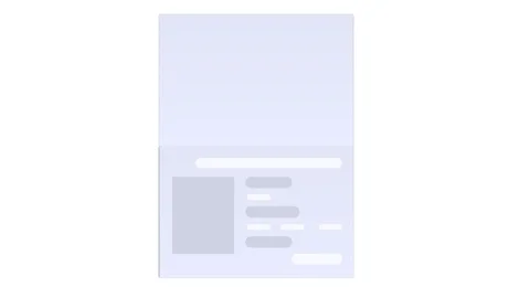 Passport. Animation documents. Cartoon Stock Footage 125971595
