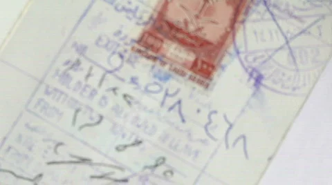 Passport to arabia 2 库存影片 323628