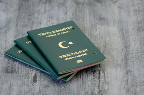 Passport canceled by the authorities. Stock Photos