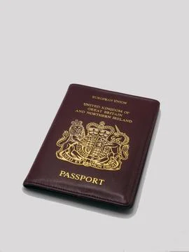 Passport with Cover Stock Photos