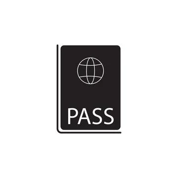 Passport icon. Elements of beach holidays icon. Premium quality graphic design Stock Illustration