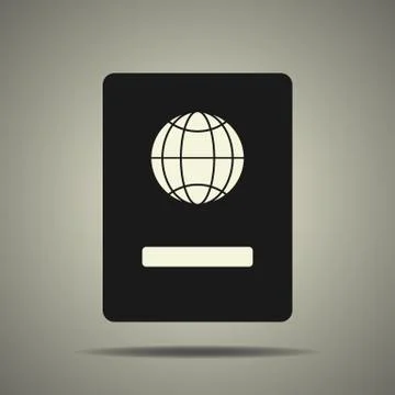 Passport icon Stock Illustration