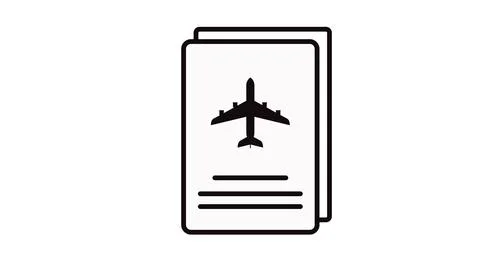 Passport Icon. Stock Illustration