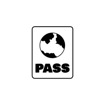 Passport icon, vector, illustration Stock Illustration