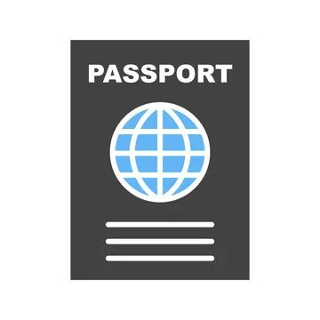 Passport icon vector image. Stock-Illustration
