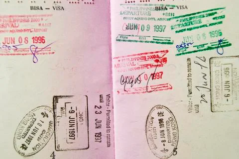Passport Foto stock