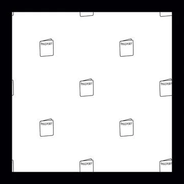 Passport seamless pattern. Suitable for background, wallpapers, fabrics, text Stock Illustration