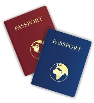 Passport vector illustration Illustrazione stock