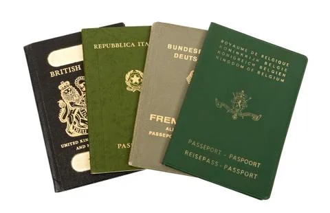 Passports Stock Photos