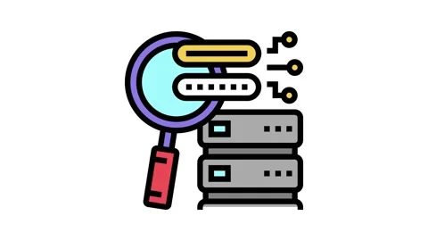 Password attacks color icon animation Stock-Footage 224029586